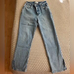 Abercrombie & Fitch Women’s Curve Love 90s Straight Ultra High Rise Jeans